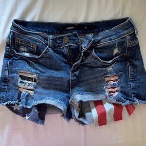 American flag shorts